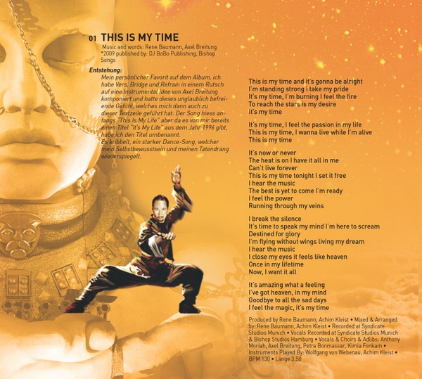 DJ BOBO - Fantasy Album - This is my time